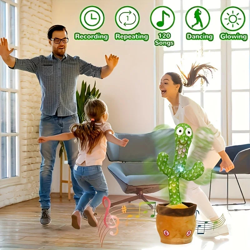 Interactive Cactus – Dances, Sings, Lights Up and Repeats What You Say!
