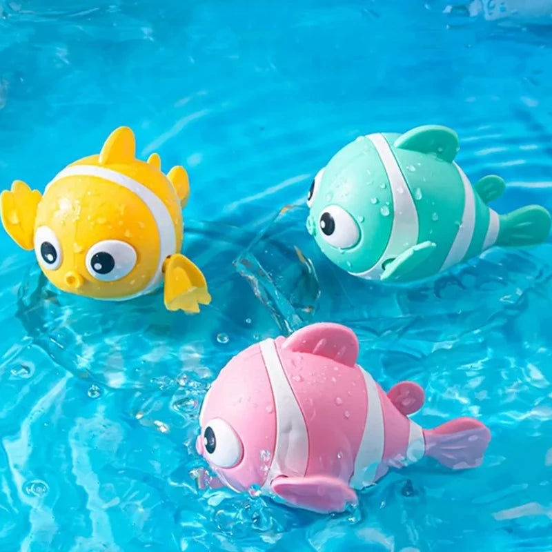 Clownfish Bath Toy – Floating Wind-Up Fish for Babies & Toddlers