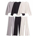 Conjunto casual de duas peças para mulher: conforto, estilo e elegância sem esforço.