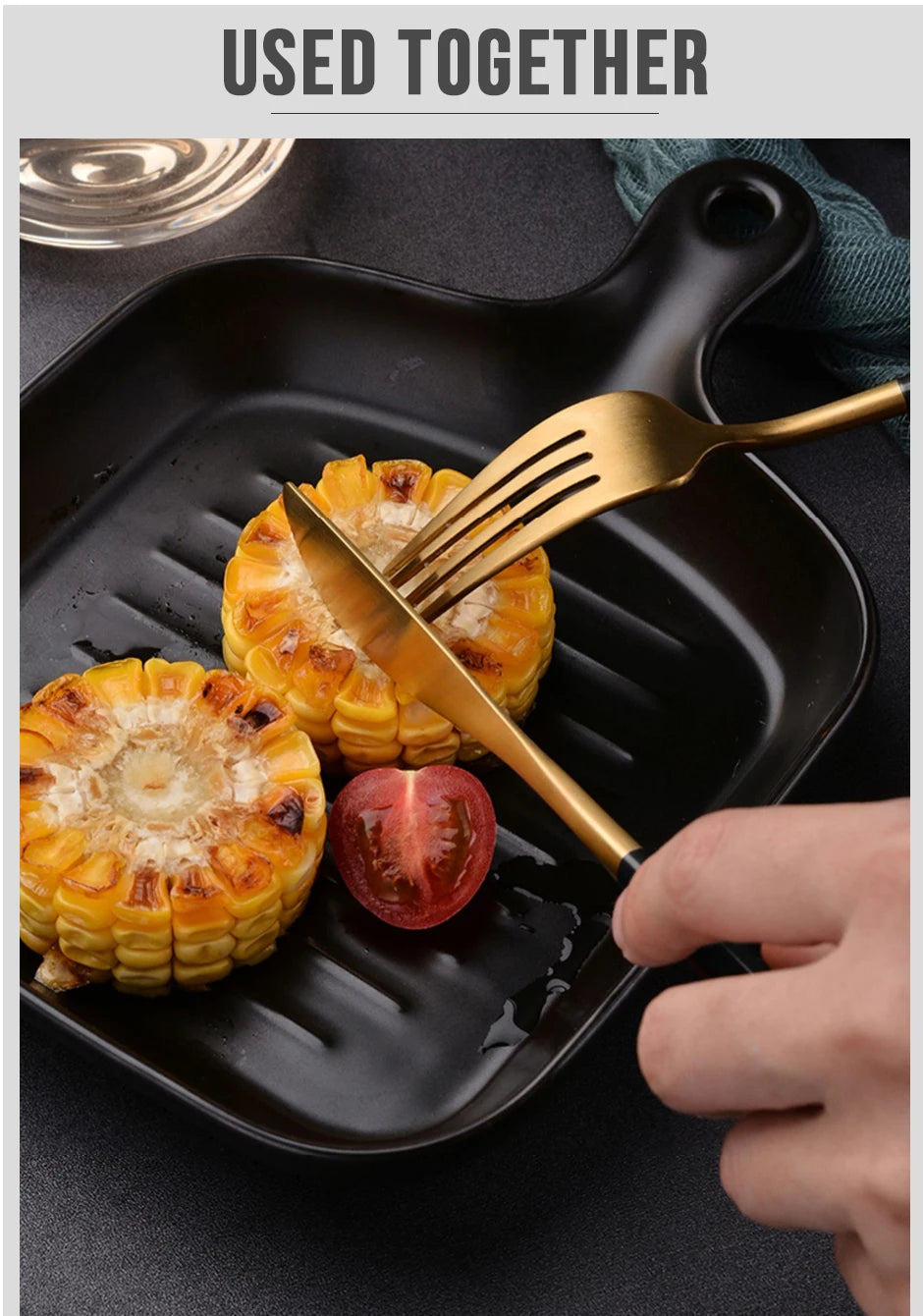 24-Piece Stainless Steel Cutlery Set – Elegant Tableware for 6