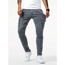 Calças cargo slim fit para homem