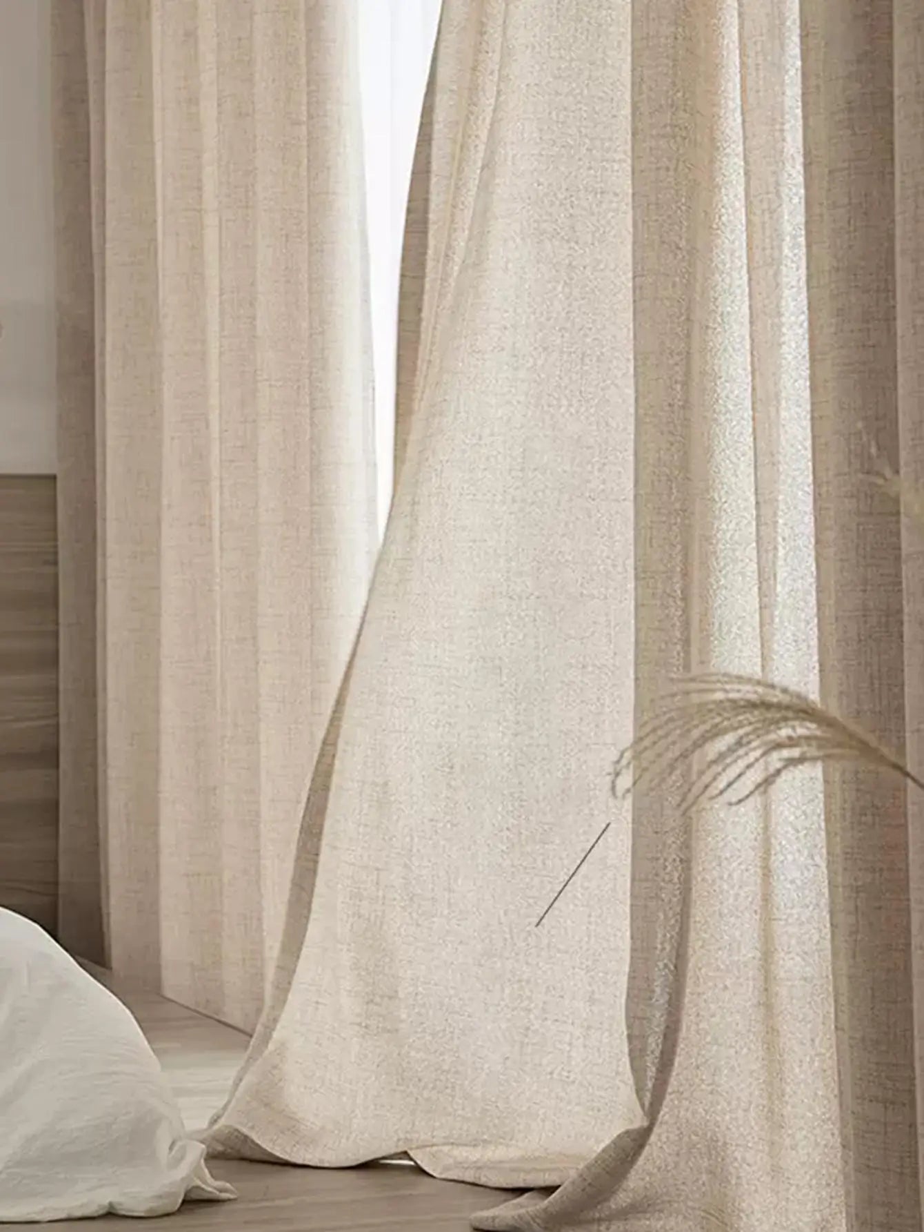 Japanese Style Cotton & Linen Curtain – Simple, Natural & Cozy