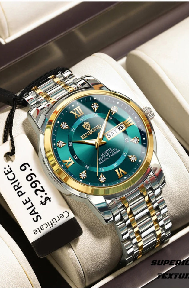 Men’s Luxury Style Watch – Stylish & Waterproof, Great Value