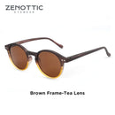 Retro Polarized Sunglasses – Small Size | Classic Round Style for Men & Women with UV400 Protection