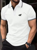 Nova camisa polo clássica para homem