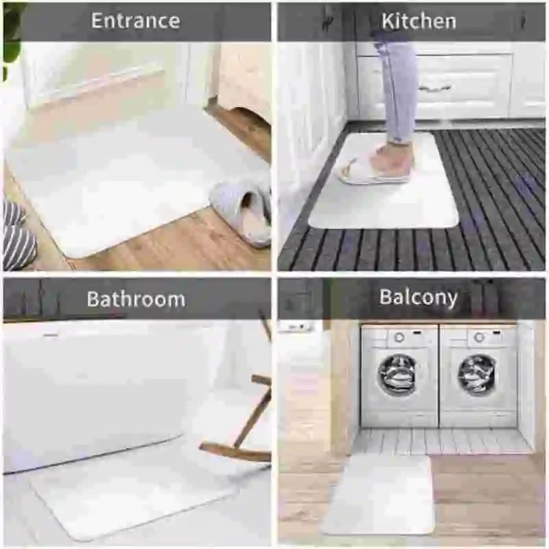 VIKAMA Merry Christmas Welcome Home Rug Suitable for Bedrooms, Hallways and Entrances Soft and Comfortable Doormat Home Decor