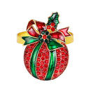Anéis de guardanapo de Natal com estampado de Quebra-Nozes e Homem-Biscoito!