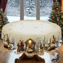 Toalha de mesa de Natal com cena da Natividade