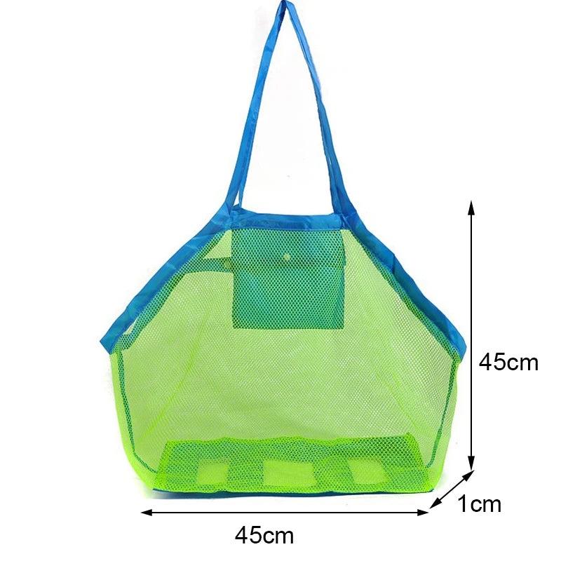 Sand Away” Mesh Beach Bag – Versatile Organizer for Bath Toys