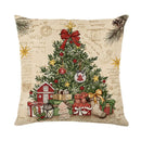 Capa de almofada de Natal de 45 cm para decoração festiva de casa.