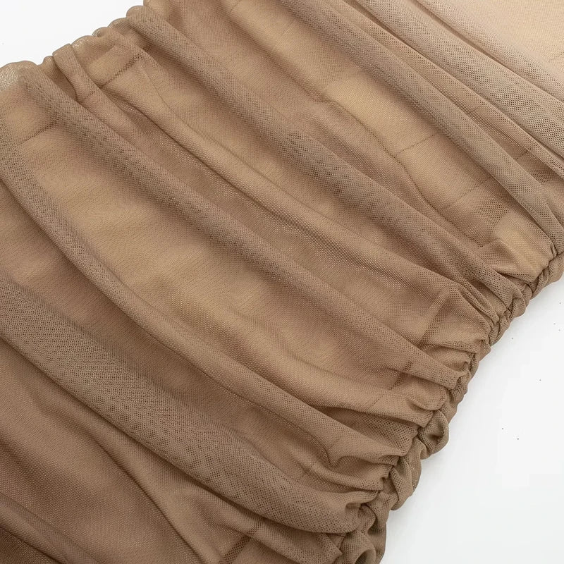 Women’s Pleated Tie-Dye Midi Dress