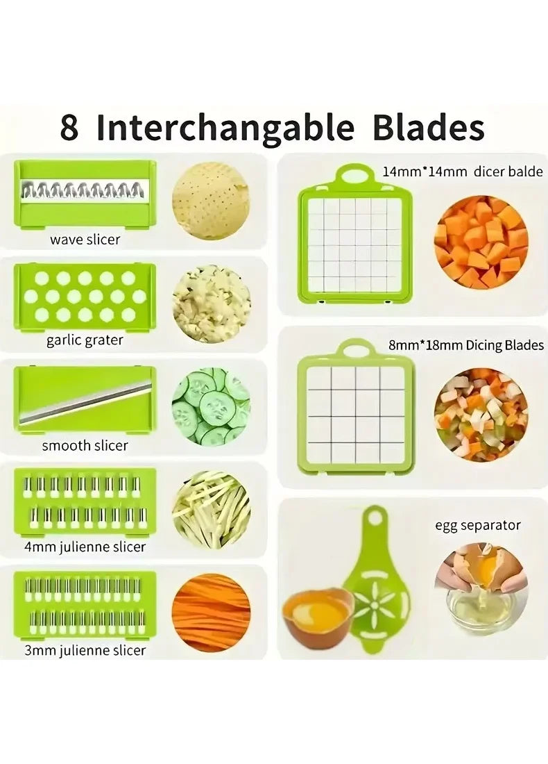 14-in-1 Vegetable Cutter – Save Money, Time & Add More Flavor to Your Kitchen!