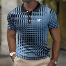 Polo de verão para homem – Design com contraste de cores