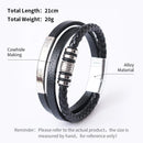 Pulseira masculina vintage moderna
