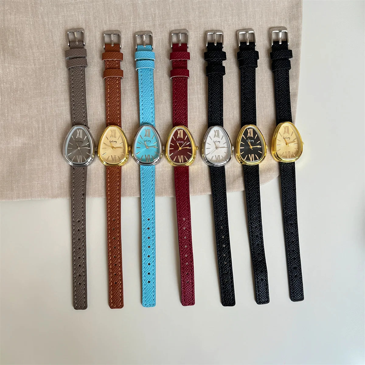 Luxury Women’s Snake Dial Leather Strap Watch – Fashion Casual Quartz Wristwatch