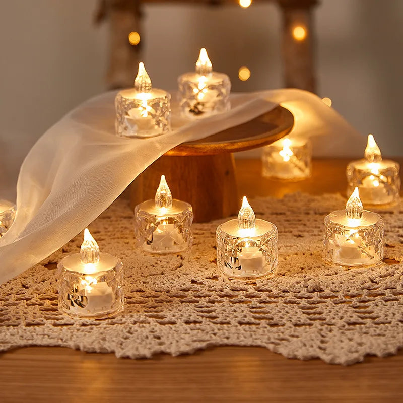 Flameless LED Crystal Candle