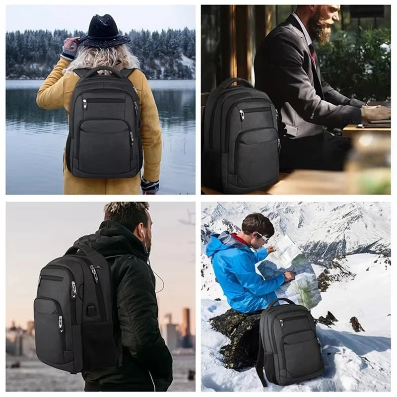 Men's Large-Capacity Waterproof Backpack – Style, Comfort & Versatility in One!