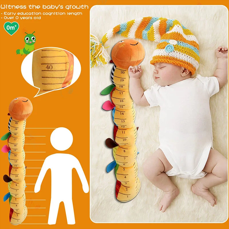 Musical Sensory Caterpillar – Soft Plush Toy for Baby Development