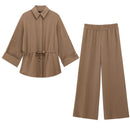 Conjunto casual de duas peças para mulher – Estilo descomplicado e conforto para o dia a dia