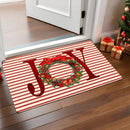 Tapete de Natal "Feliz Natal" Antiderrapante para Casa e Exterior