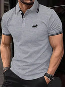 Nova camisa polo clássica para homem