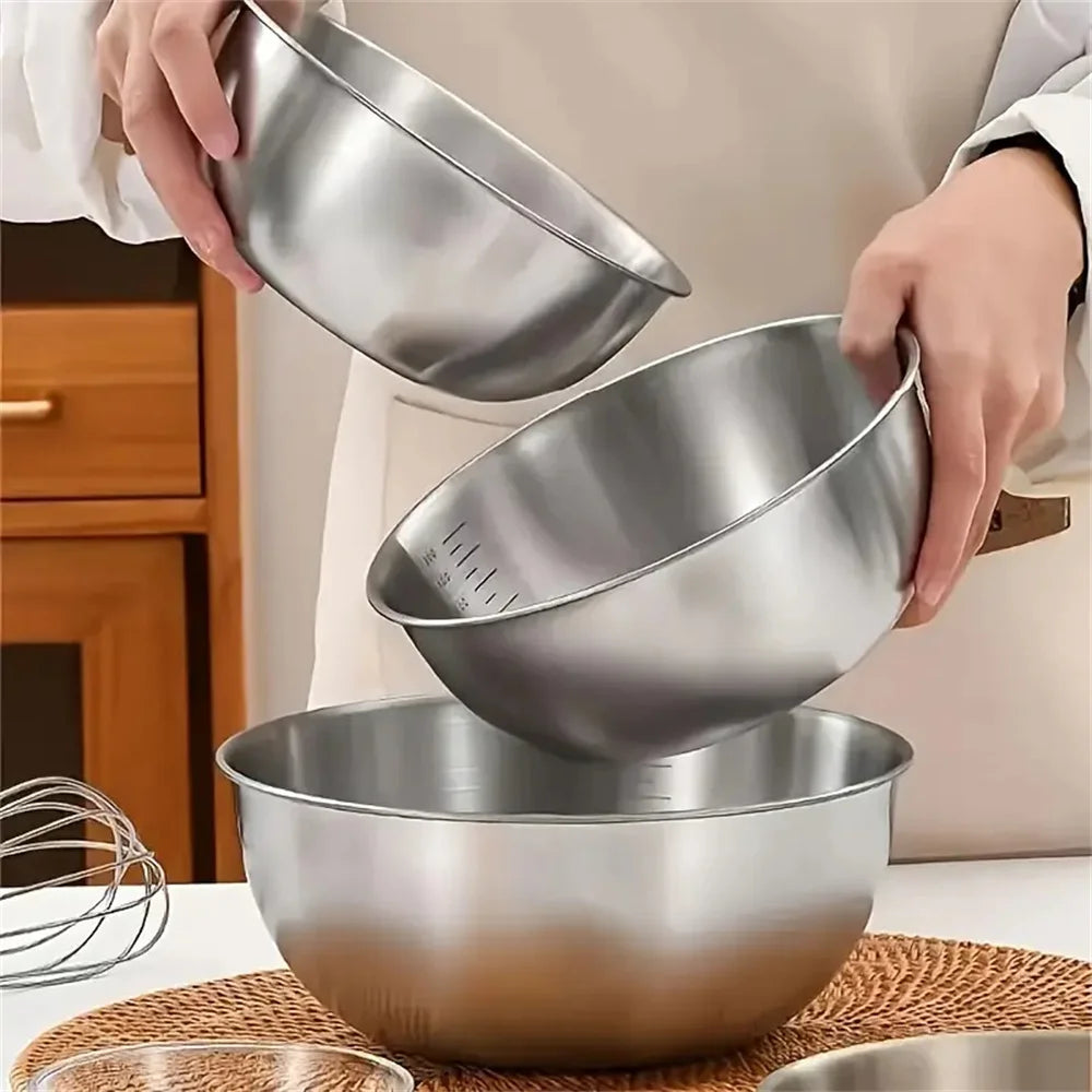 Stainless Steel Mixing Bowl – Durable, Versatile & Kitchen-Ready