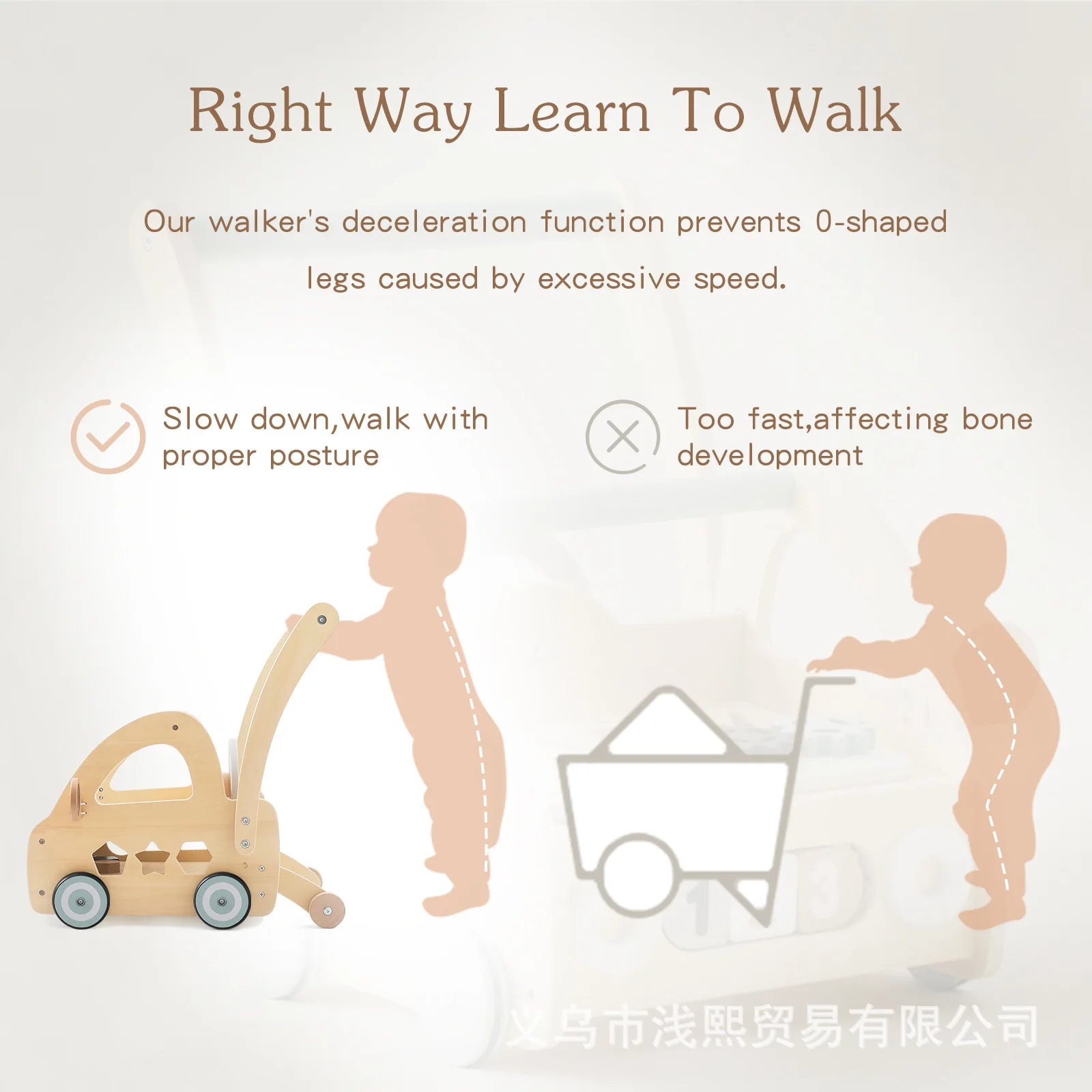Wooden Baby Push Walker with Educational Toys – Learn to Walk with Fun and Safety!