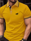 Nova camisa polo clássica para homem