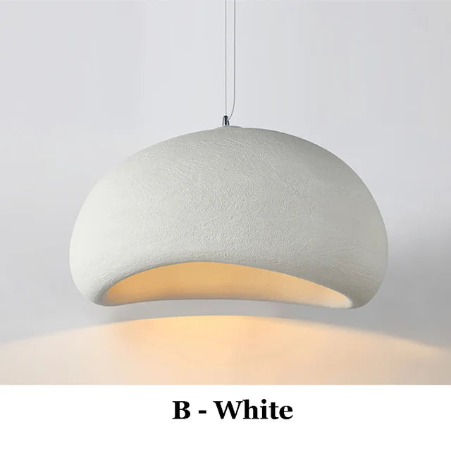 Nordic Wabi Sabi Pendant Lamp – Modern Handmade Charm for Your Home