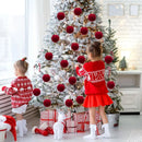 Wine Red Velvet Christmas Balls Classic Elegance for Your Tree!