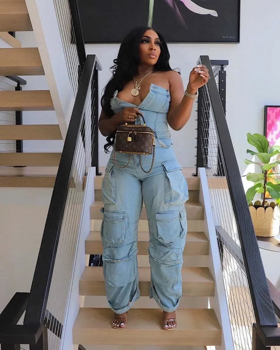 Women’s Cargo Jumpsuit – Confidence, Comfort & Style in One Piece