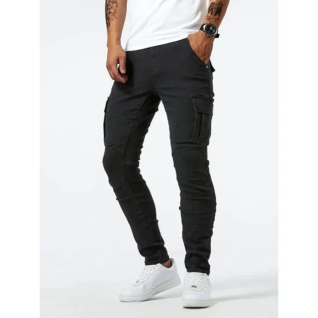 Men's Slim Fit Cargo Jeans