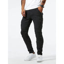 Calças cargo slim fit para homem