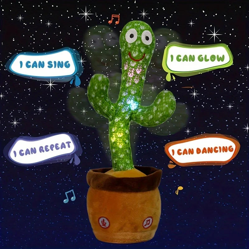 Interactive Cactus – Dances, Sings, Lights Up and Repeats What You Say!