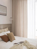Cortina de algodão e linho ao estilo japonês – Simples, natural e aconchegante