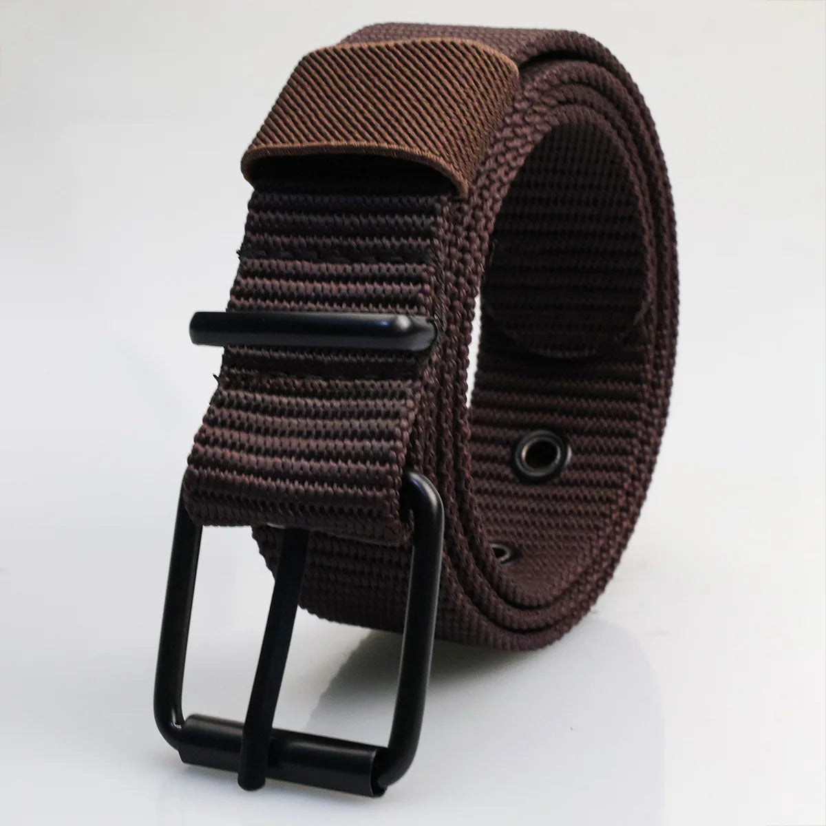Men’s Canvas Belt with Metal Pin Buckle – Casual, Durable & Versatile Style