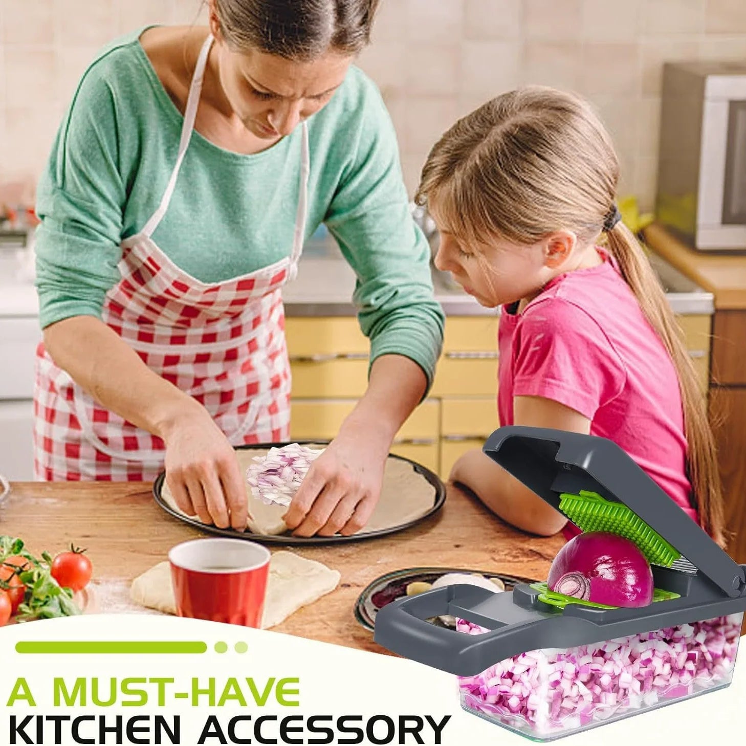 14-in-1 Vegetable Cutter – Save Money, Time & Add More Flavor to Your Kitchen!