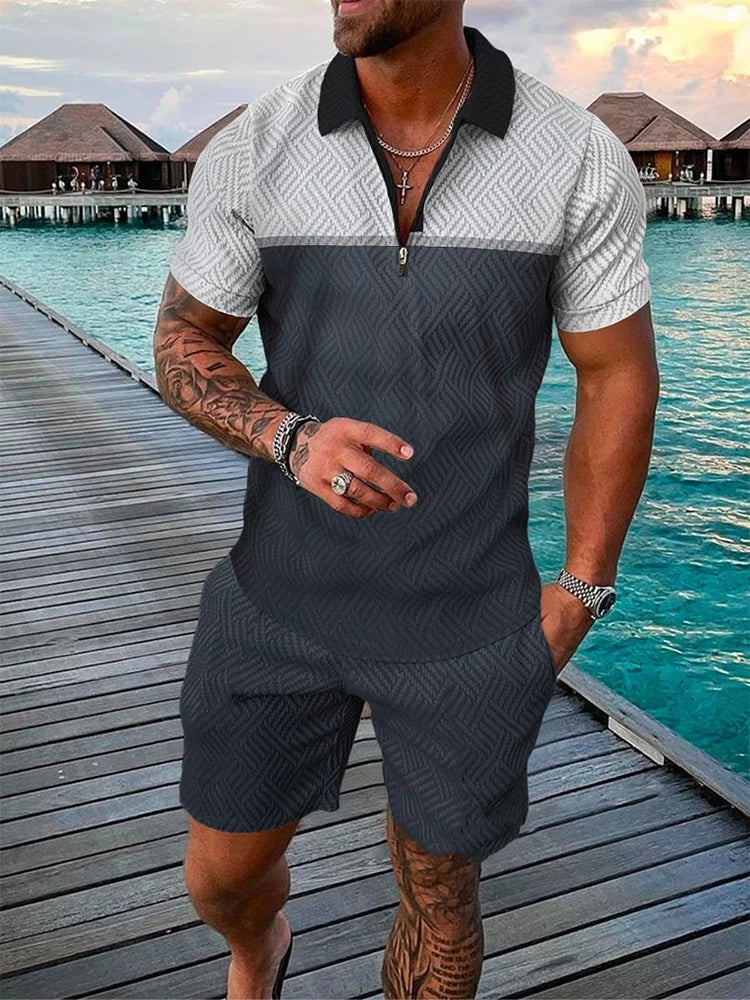 Men’s Summer Polo Set – Casual Comfort with a Modern Touch