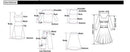 Conjunto de camisola de malha para mulher com saia comprida slim fit, duas peças, moda outono E12258