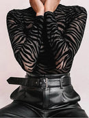 Body de malha preta sexy para mulher