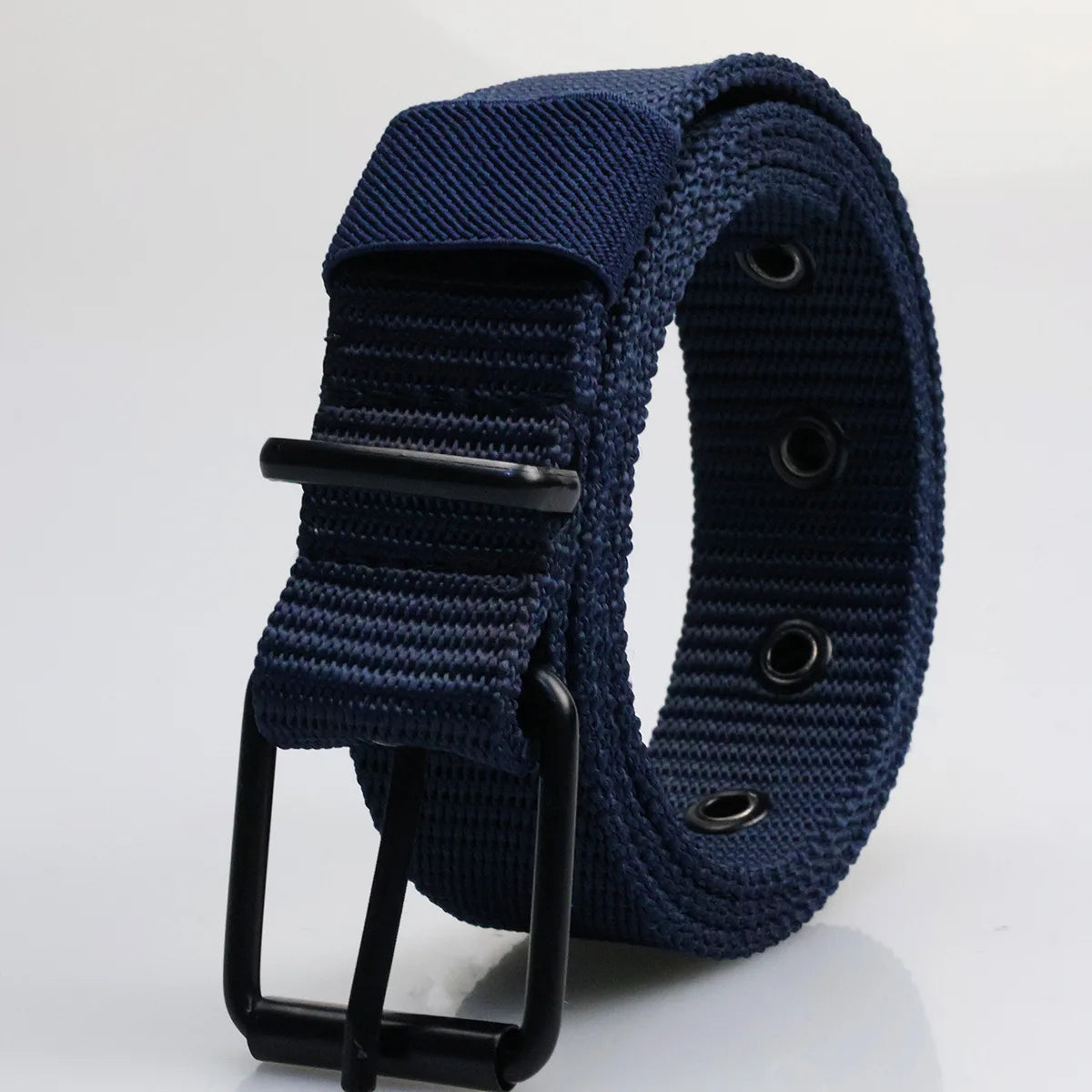 Men’s Canvas Belt with Metal Pin Buckle – Casual, Durable & Versatile Style