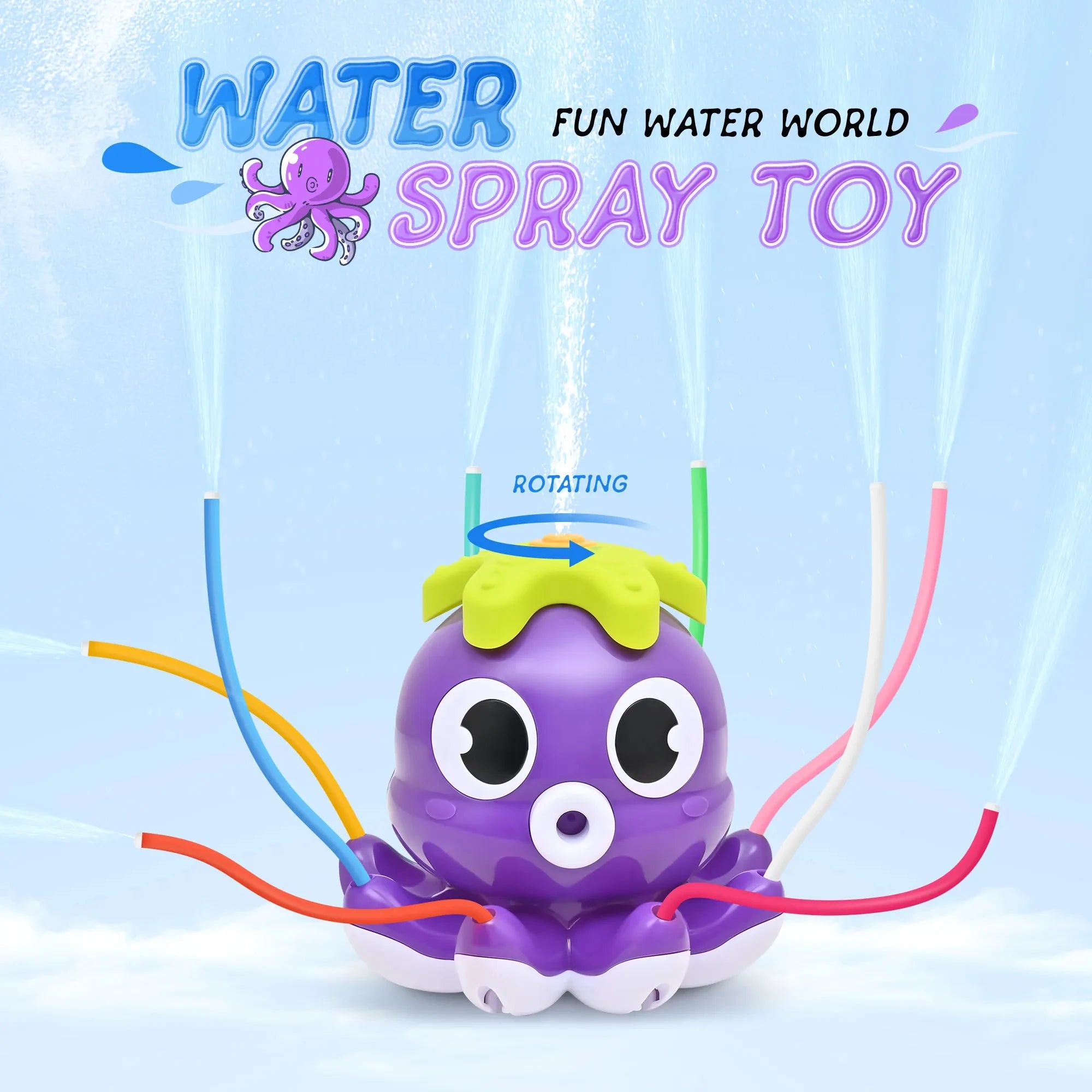 Magic Water Spraying Octopus for Kids