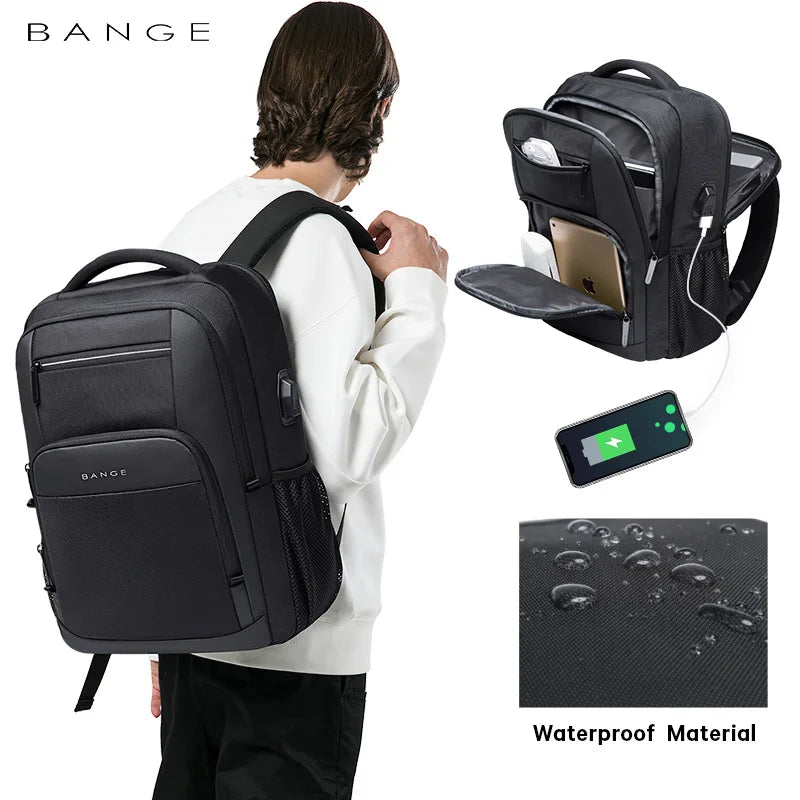 Bange Men's Laptop Backpack – Tactical, Casual & Durable for Travel, Work, School, and Motorcycle Use