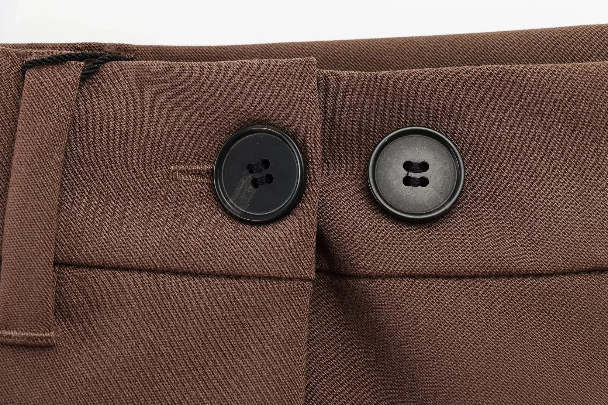 KONDALA Office Lady Casual Chic Solid Women Suit Single Button Sashes Loose Blazer Zipper Pants Fashion 2025 Autumn Winter Sets