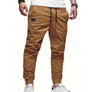 Men's Loose Fit Cargo Pants – Straight Cut, Sporty & Casual Everyday Wear