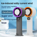 Mini Handheld Fan 120 Speed Portable Bladeless Desktop Fans Rechargeable Instant Cooling With Ice Mode For Men Women New