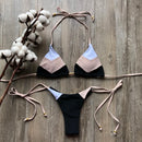 2023 Sexy Bikini Multicolor Swimsuit Women Swimwear Push Up Ribbed Bikini Set Brazilian Bathing Suit Beach Wear Bather Biquini