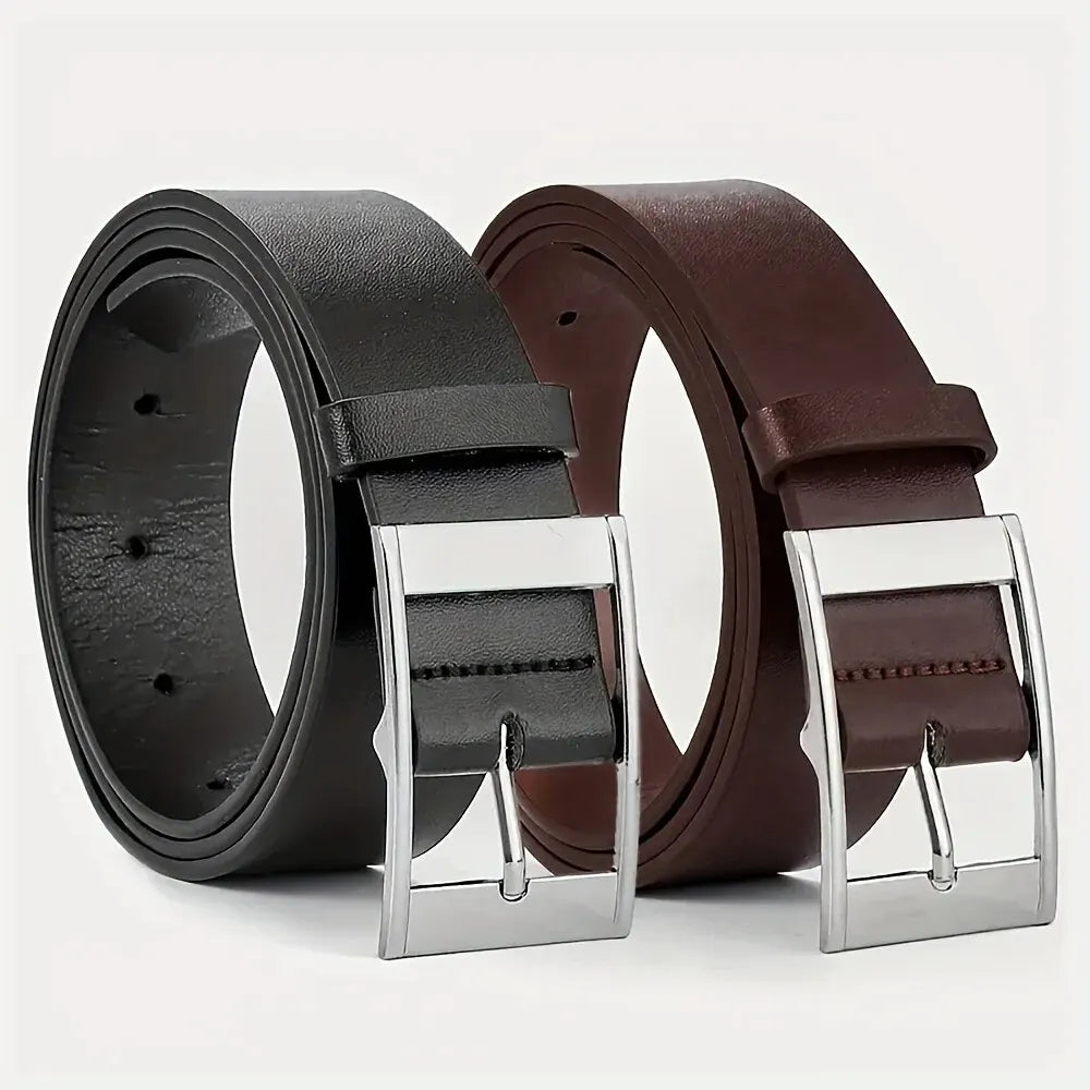 Luxury Men’s PU Leather Belt – Elegant and Versatile for Everyday Wear