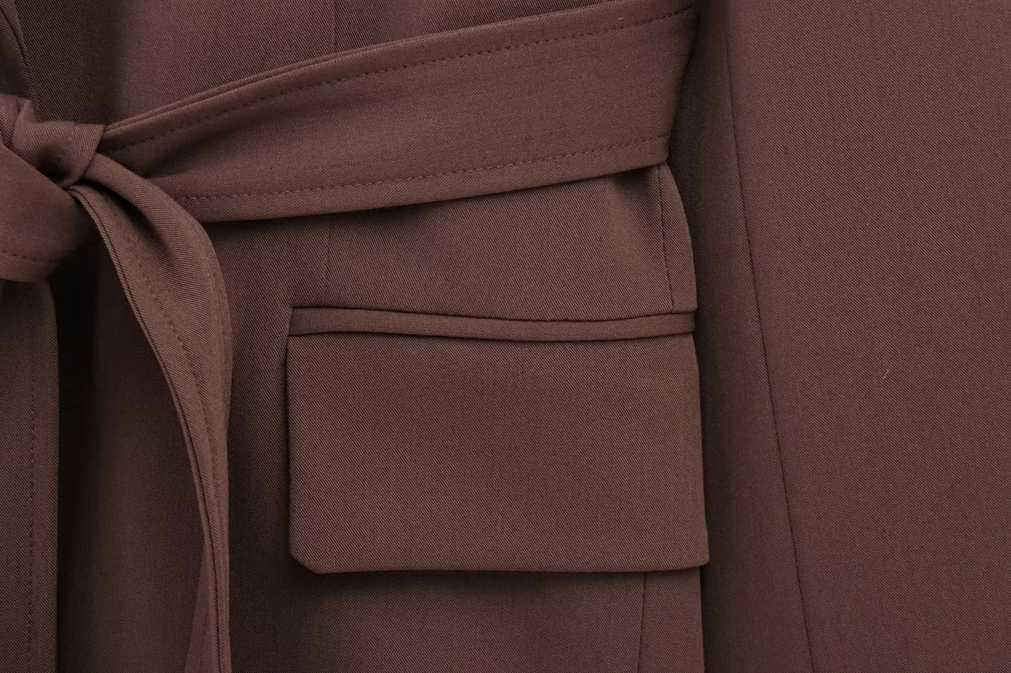 KONDALA Office Lady Casual Chic Solid Women Suit Single Button Sashes Loose Blazer Zipper Pants Fashion 2025 Autumn Winter Sets