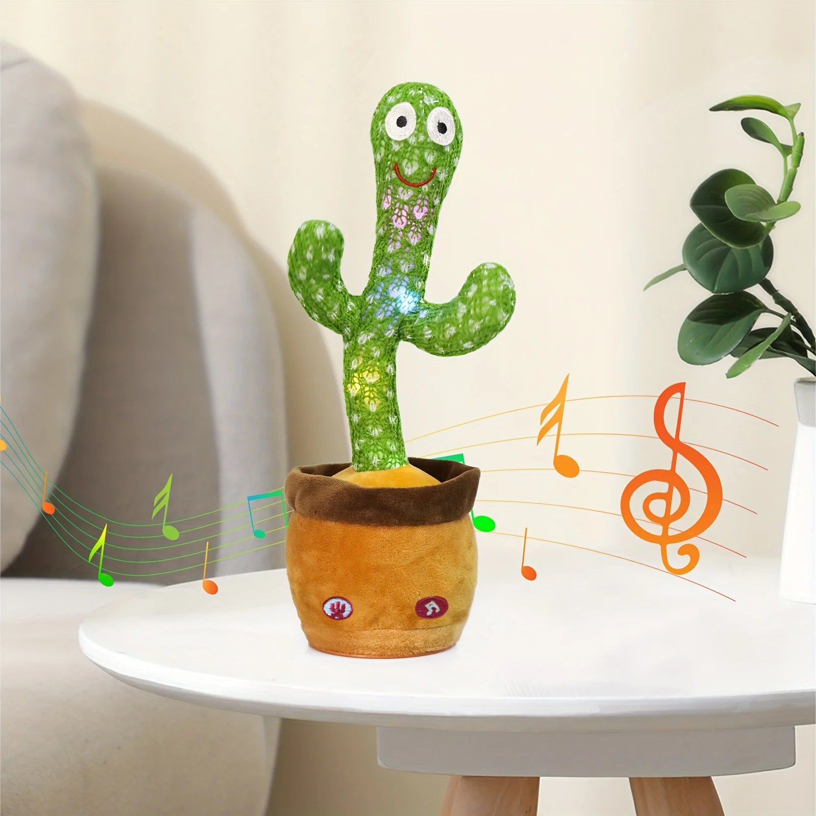 Interactive Cactus – Dances, Sings, Lights Up and Repeats What You Say!